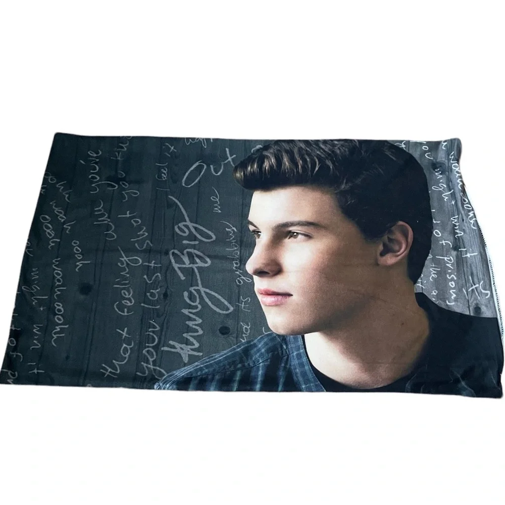 NWOT Shawn Mendes Regular Decor Bedding Pillow Cover Kids Teens Music